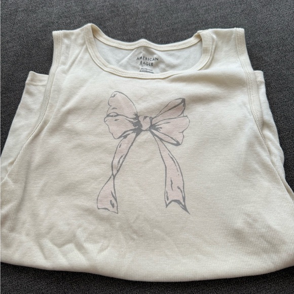 American Eagle Outfitters Bow Tank Top - Picture 1 of 2